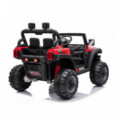Coche Bateria 4X4 Rojo