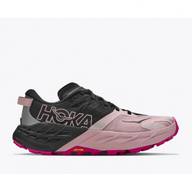 Zapatillas Trail HOKA Speedgoat 7 Mujer Black / Pink Opal