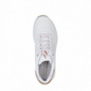 Skechers Zapatillas Uno - Shimmer Away Blancas 155196-WHT