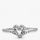 Anillo Corazón Espumoso Brillante 199302C01