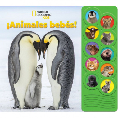 National Geographic Kids Animales Bebes Libro con 10 Boton   2026