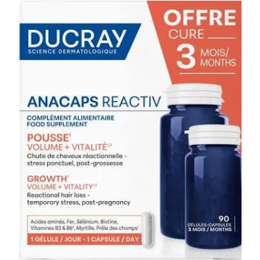 DUCRAY REACTIV REACCIONAL ANACAPS 60 +30 CAPS