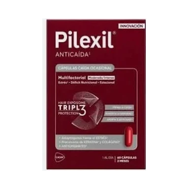 PILEXIL ANTICAIDA CAPSULAS CAIDA OCASIONAL 60 CAPSULAS