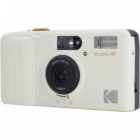 KODAK Snapic A1 Cámara Analógica de Película 35MM con Flash Blanca