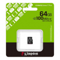 Memoria Micro Sd 64GB KINGSTON 100MB/S Single Pack SDCS3/64GBSP