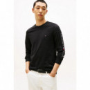 Camiseta Manga Larga Tommy Hilfiger Negra