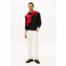 Camiseta Manga Larga Tommy Hilfiger Negra