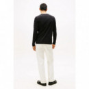 Camiseta Manga Larga Tommy Hilfiger Negra