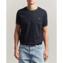 Camiseta Fred Perry Negra