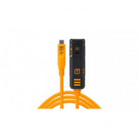 Tetherpro Optima 10G Usb-c Tetherboost Locking Ext Cable 16 Highvis Orange  TETHERTOOLS