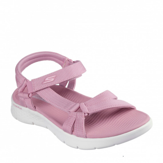 Skechers Sandalias Go Walk Flex Sandal Rosas 141451-MVE