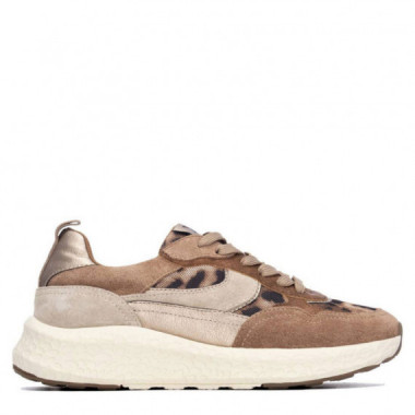 Xti Zapatilla de dise&ntilde;o moderno 146145-BEIGE