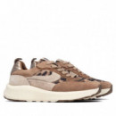 Xti Zapatilla de diseño moderno 146145-BEIGE