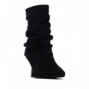 Xti Bota suave de antelina 146393-NEGRO