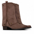 Xti Botín en suave antelina 146478-TAUPE