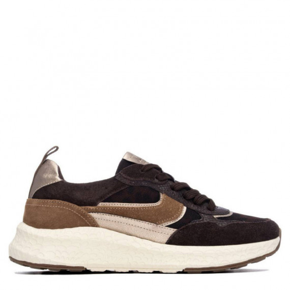 Xti Zapatilla material textil 146145-MARRON