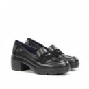 Fluchos Mocasines negros F2517-SUGAR CALF NEGRO NEG