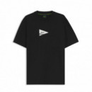 Boss Green Camiseta con estampado fotográfico 50564740-001