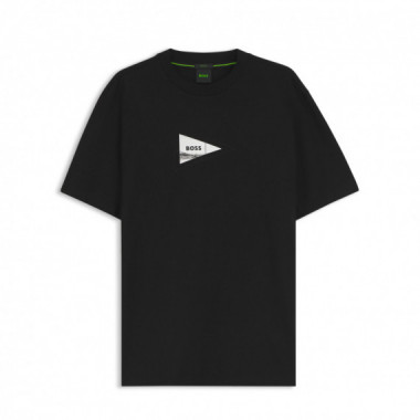 Boss Green Camiseta con estampado fotogr&aacute;fico 50564740-001