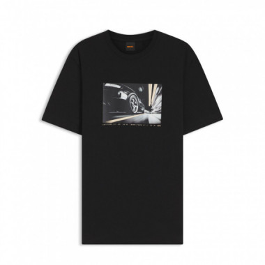 Boss Orange Camiseta en punto de algod&oacute;n 50566627-001