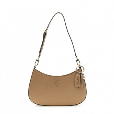 GUESS  Bolso Al Hombro Noelle Saffiano HWZG96 72180-BEI