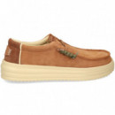 Wallabee ante Cuero  HEY DUDE