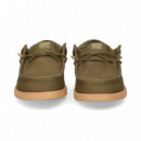 Wallabee Piel Sintetica Kaki  HEY DUDE