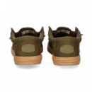 Wallabee Piel Sintetica Kaki  HEY DUDE