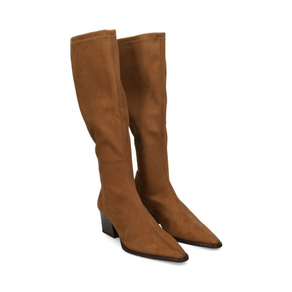 Bota Tacon Tipo Cowboy Eco ante Cuero  MISS ELASTIC