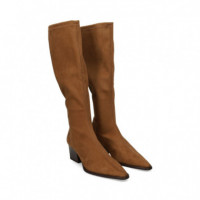 Bota Tacon Tipo Cowboy Eco ante Cuero  MISS ELASTIC