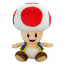 Peluche Toad rojo Super Mario