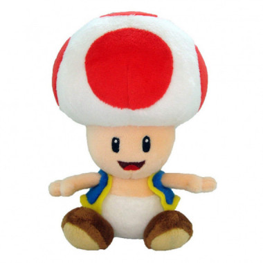 Peluche Toad rojo Super Mario
