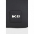 Bolso Bandolera con Parche Logo de Boss  BOSS KIDS