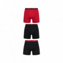 3 Pack Bottom Black/cherry/black  EMPORIO ARMANI