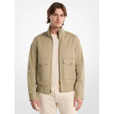 Cotton Harrington Jkt Dusty Sage  MICHAEL KORS