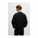 HUGO Jersey Negro 50516991-001