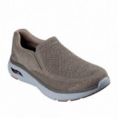 Skechers Zapatillas Arch Fit Crosser Taupe 205345-TPE