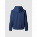 Pepe Jeans Jersey Dylan Hoodie Azul PM582755-579