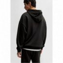 HUGO Jersey Negro 50530342-001