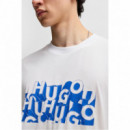 HUGO Camiseta Blanca 50533528-100