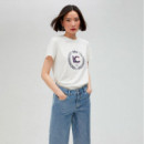 Lola Casademunt Camiseta logo escudo LS2515051-00B