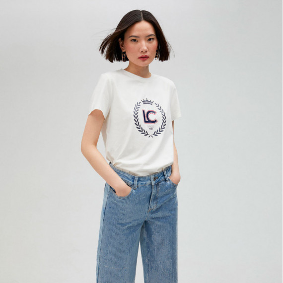 Lola Casademunt Camiseta logo escudo LS2515051-00B