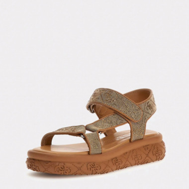 Guess Sandalia Marr&oacute;n FLJLD2 FAL03-BEIGE BROWN