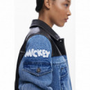 Desigual Caqueta vaquera Mickey encerada 25WWED16-5053