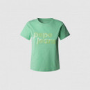 Pepe Jeans Camiseta Aria Verde PL506113-612