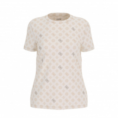 Guess Athleisure Camiseta Gloriaeony Blanca V5YI04 I3Z14-P0JN