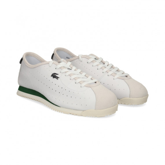 Deportivo Picado Lado Piel Blanco  LACOSTE