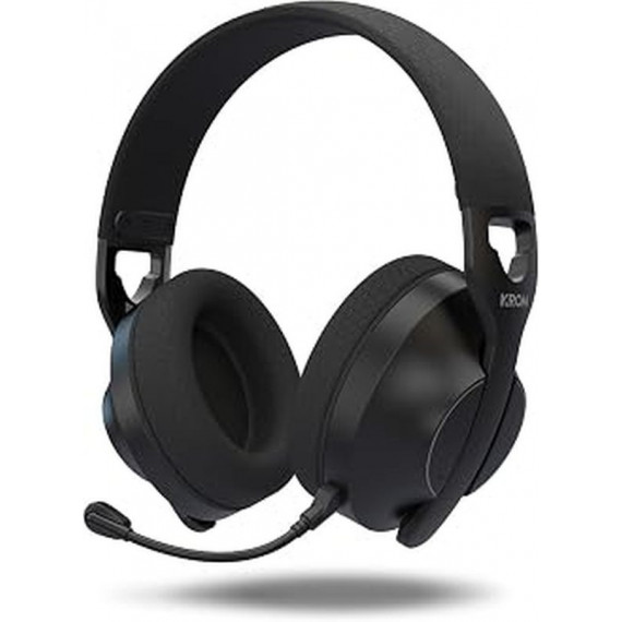 Krom Auriculares Gaming Inalambricos Phase Negros Bt/ USB 2.0 / Jack 3.5  KROM GAMING
