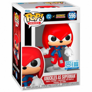 FUNKO Pop Knuckles Como Superman Sonic The Hedgehog Dc Comics Exclusivo 596