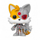 FUNKO Pop Tails Como Cyborg Sonic The Hedgehog Dc Comics Exclusivo 594